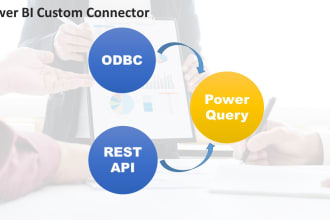 integrate custom connector for rest API in power bi