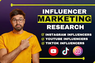 find best tiktok, youtube, instagram influencers list for influencer marketing