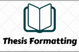 fully format your thesis, dissertation, article, or report for publication