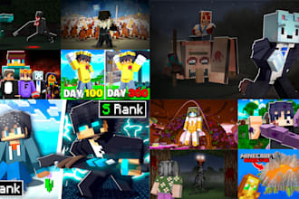 make the best minecraft thumbnail