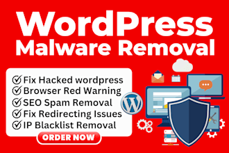 do wordpress malware removal, spam remove or clean virus, fix hacked wordpress