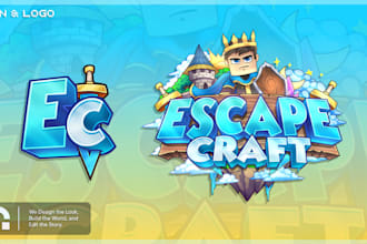 create a minecraft logo for server