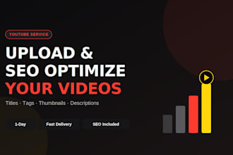 upload, optimize, and manage your youtube videos professionally