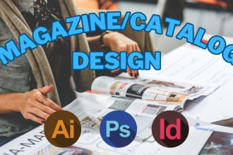 design catalogs and magazine with adobe indesign