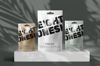 create custom product packaging and pouch design