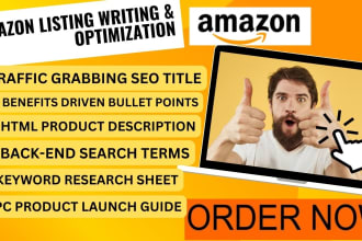 do killer amazon listing optimization and fba product copy with SEO