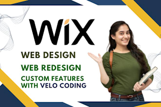 design wix studio website, redesign wix website, wix velo coding