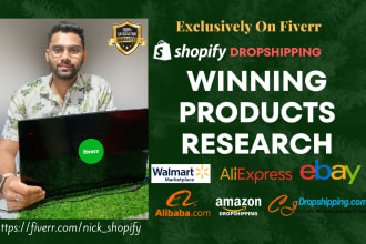 do winning product research for your shopify dropshipping store