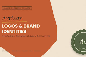 create and design a log,  banner, brand kit for your business