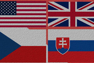 translate between english, czech and slovak translation proofreading translator