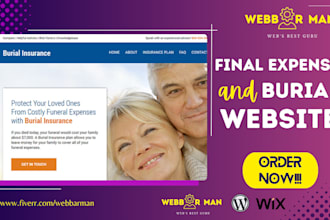 final expense leads burial website burial insurance landing page