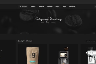 design vending machine website machine website