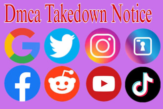 send dmca takedown notice to remove content from infringing websites