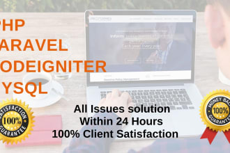 be your PHP laravel codeigniter web developer