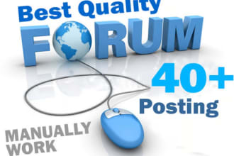 boost your SEO with high quality forum posting backlinks