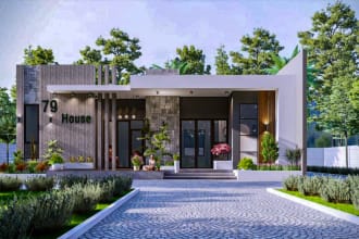 be your 2d and 3d architect and interior and exterior designer