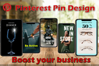 create professional pinterest pins design
