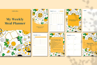 create ready to publish journal, planner KDP package