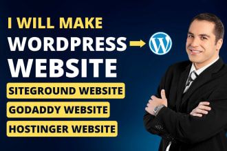 make siteground, godaddy, bluehost, and hostinger website