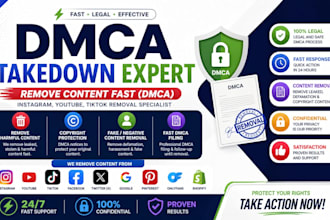 remove takedown harassing facebook,instagram, tiktok, youtube and google search