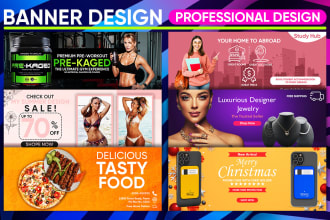design professional website banners, adds, covers, headers