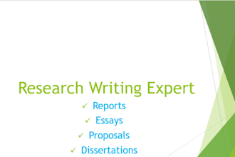 do research, case study analysis and summaries writing