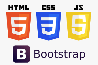 fix html, css and bootstrap issues in a day