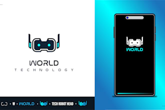 design a modern tech startup ,security and technology logo