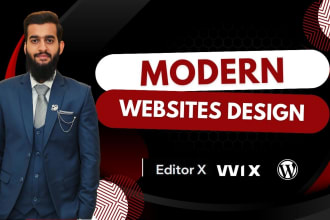 design or redesign website in wordpress, wix, editor x, woocommerce, ecommerce