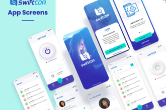 do mobile app UI design for android and ios