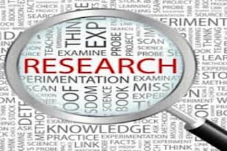 write research articles, proofreading and content writing