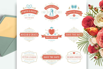 create best quality wedding, initials, monogram, photography, signature logo