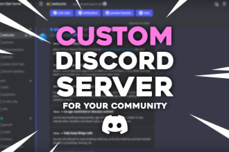 setup your custom discord server