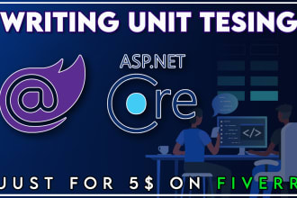 do unit testing for your dotnet and blazor applications