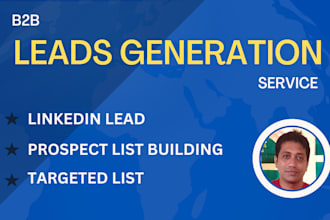 do b2b lead generation for any business in the USA