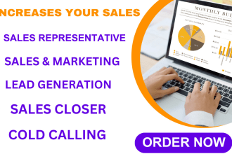 do sales representative lead generation cold caller and sales closer