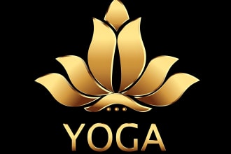do beautiful spa, massage, esthetics, meditation, yoga logo design