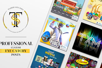 create eye catching and professional custom post design