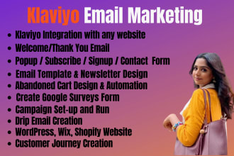 be your klaviyo email marketing expert and setup email flows for your business