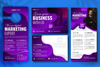 design postcard, direct mail eddm, dl flyer, door hanger