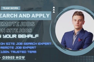 search and apply for jobs or find remote jobs on your behalf