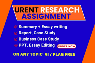 do case study analysis, research report, assignment,apa paper,essays