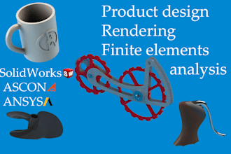 do 3d models, 2d drawings, and fea analysis for your product
