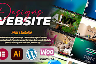 develop wordpress website or I will design wordpress website