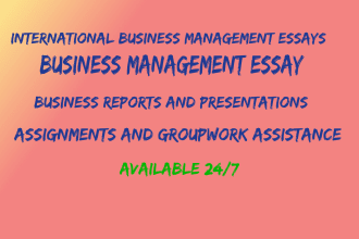 handle international business management essays