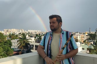 your professional session musician for flute or bansuri
