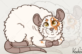 draw your pet or other animal in cartoon style