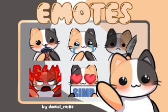 create custom cute twitch emotes and badges