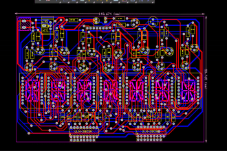 make circuit schematic and pcb  layout