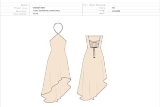 create kids designs and techpacks